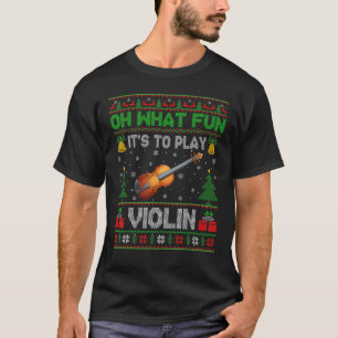 Muziek Lover Ugly Oh, wat leuk is dat het Violin C T-shirt