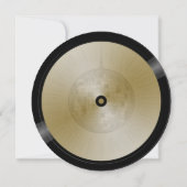 Muziek LP Vinyl  Disco Ball Trouwtafel Kaart (Achterkant)