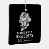 Muziek - Ludwig van Beethoven De Genius Keramisch Ornament (Rechts)