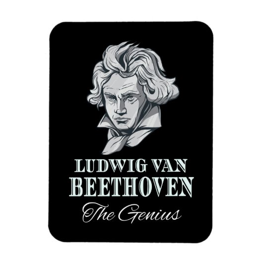 Muziek - Ludwig van Beethoven De Genius Magneet (Verticaal)