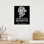 Muziek - Ludwig van Beethoven De Genius Poster (Keuken)