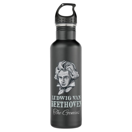 Muziek - Ludwig van Beethoven De Genius Waterfles (Voorkant)