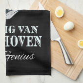 Muziek - Ludwig Van Beethoven Het Genie Theedoek (Quarter Fold)