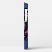 Muziek luidspreker en gespatte verf Case-Mate iPho iPhone Case (Achterkant / Links)