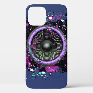 Muziek luidspreker en gespatte verf Case-Mate iPho iPhone Case