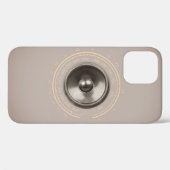 Muziek luidspreker en retro radiale wijzerplaat Ho Case-Mate iPhone Case (Achterkant (horizontaal))