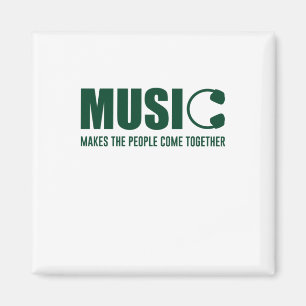 Muziek maakt de mensen samen magneet