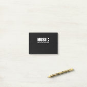 Muziek maakt de mensen samen post-it® notes (Op bureau)