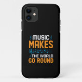 Muziek maakt de wereld draaiend Case-Mate iPhone case (Achterkant)