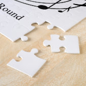 Muziek maakt de wereld draaiend legpuzzel (Zijkant)