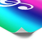 Muziek maakt de wereld draaiend poster (Hoek)