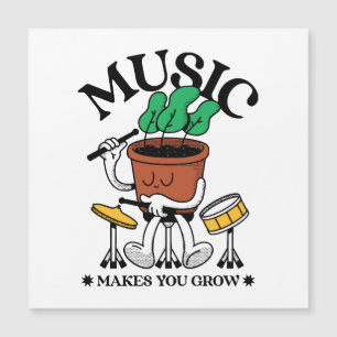 Muziek Maakt Je Groei Plant Drummer