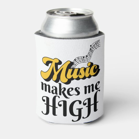 Muziek maakt me hoog blikjeskoeler (Blikje Achterkant)