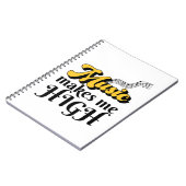 Muziek maakt me hoog notitieboek (Linkerzijde)