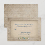 Muziek & Madeliefjes RSVP Kaartje (Voorkant / Achterkant)