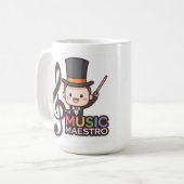 Muziek Maestro Baan Koffiemok (Voorkant links)