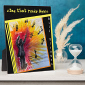 Muziek Maestro Tabletop Plaque met Easel Fotoplaat (Zijkant)