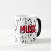 muziek magische mok (Voorkant rechts)