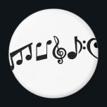 Muziek Magneet<br><div class="desc">Muzieknoten</div>