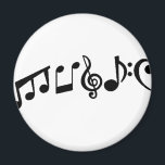 Muziek Magneet<br><div class="desc">Muzieknoten</div>