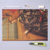 MUZIEK MAKEN ANGEL/Orgelspeler Kerst Tissuepapier (Craft)