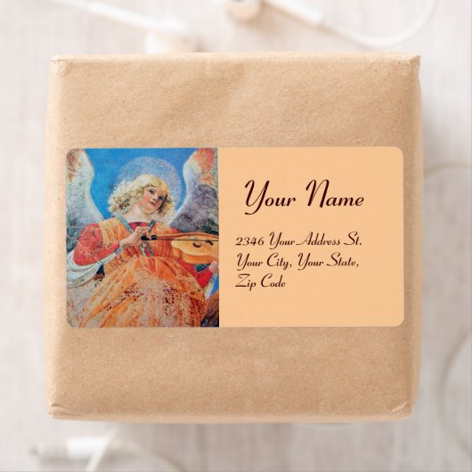 MUZIEK MAKEN CHRISTMAS ANGEL ETIKET (Insitu)