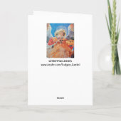 MUZIEK MAKEN CHRISTMAS ANGEL FEESTDAGEN KAART (Achterkant)