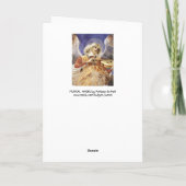 MUZIEK MAKEN CHRISTMAS ANGEL FEESTDAGEN KAART (Achterkant)