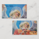 MUZIEK MAKEN CHRISTMAS ANGEL VISITEKAARTJE (Voorkant / Achterkant)