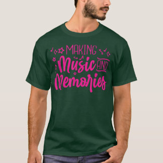 Muziek maken en herinneringen markeren t-shirt
