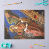 MUZIEK MAKEN ENGEL MET EEN VIELLE KERST TISSUEPAPIER (Craft)