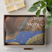 MUZIEK MAKEN ENGEL MET EEN VIELLE KERST TISSUEPAPIER (Geschenk)