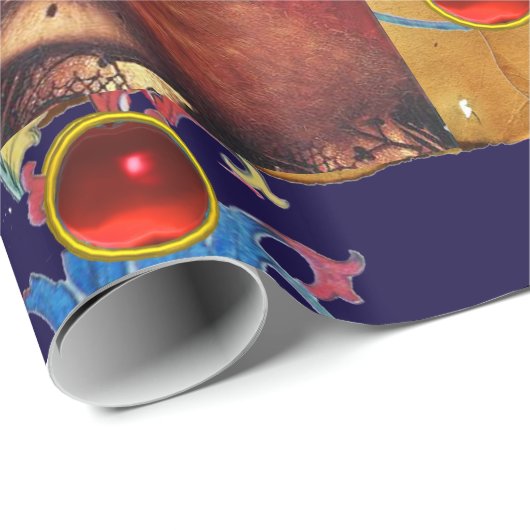 MUZIEK MAKEN ENGELEN BLOEMEN KERST PERKAMENT CADEAUPAPIER (Rol Hoek)