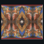 MUZIEK MAKEN ENGELEN MET EEN VIELLE KERST CADEAUPAPIER<br><div class="desc">Muziek maken engel met een vielle. Detail van de koepel van het hoofdaltaar van de kathedraal van Valencia. Fresco van Paolo de San Leocadio en Francesco Pagano,  1474.</div>