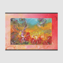 MUZIEK MAKEN FLOWER FAIRY Floral Fantasy Roze Tissuepapier