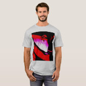 muziek maken, geen oorlog t-shirt (Voorkant volledig)