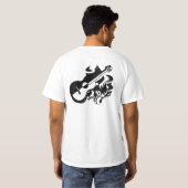 Muziek maken. Reeks T-shirt (Achterkant volledig)