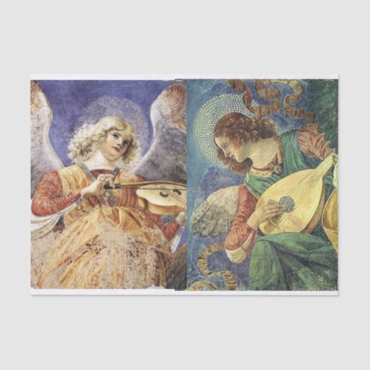 MUZIEK MAKEN VAN CHRISTMAS ANGELS TISSUEPAPIER (Voorkant)