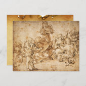 Muziek maken van engelen - Albrecht Durer Briefkaart (Voorkant / Achterkant)
