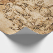 Muziek maken van engelen - Albrecht Durer Cadeaupapier (Hoek)