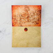 Muziek maken van engelen - Albrecht Durer Feestdagen Kaart (Binnen)