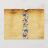 Muziek maken van engelen - Albrecht Durer Feestdagenkaart (Achterkant)