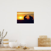 Muziek maken / Zonnevaste poster (Keuken)