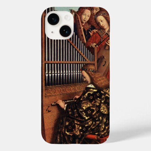 MUZIEK MAKEND CHRISTMAS ANGELS/Orgaanspeler Case-Mate iPhone Case (Achterkant)