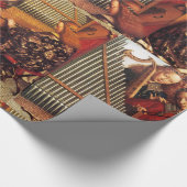 MUZIEK MAKING ANGELS CHRISTMAS PARCHCHCHMENT CADEAUPAPIER (Hoek)