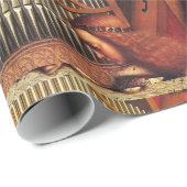 MUZIEK MAKING ANGELS CHRISTMAS PARCHCHCHMENT CADEAUPAPIER (Rol Hoek)