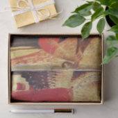 MUZIEK MAKINGANGELS IN RODE EN GOUDE Kerstmis Tissuepapier (Geschenk)