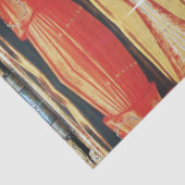 MUZIEK MAKINGANGELS IN RODE EN GOUDE Kerstmis Tissuepapier (Detail)