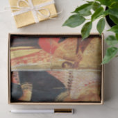 MUZIEK MAKINGANGELS IN RODE EN GOUDE Kerstmis Tissuepapier (Geschenk)