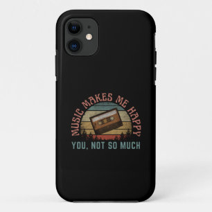 MUZIEK MAKT ME GELUKKIG, JIJ NIET ZOZEER Case-Mate iPhone CASE